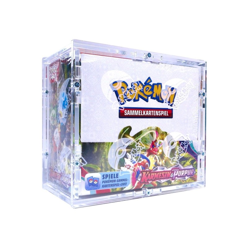 Acryl Case Pokémon Display 36er Booster Box Schutzbox Acryl Case Pokémon Display 36er Booster Box Schutzbox