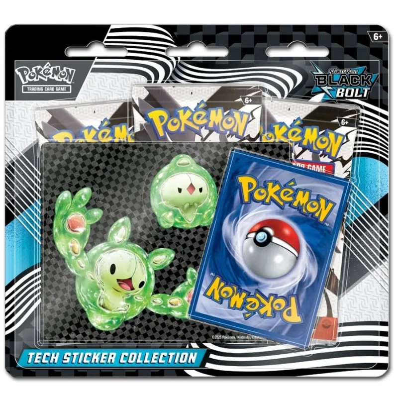 Pokemon Foudre Noire Tech Sticker (FR)